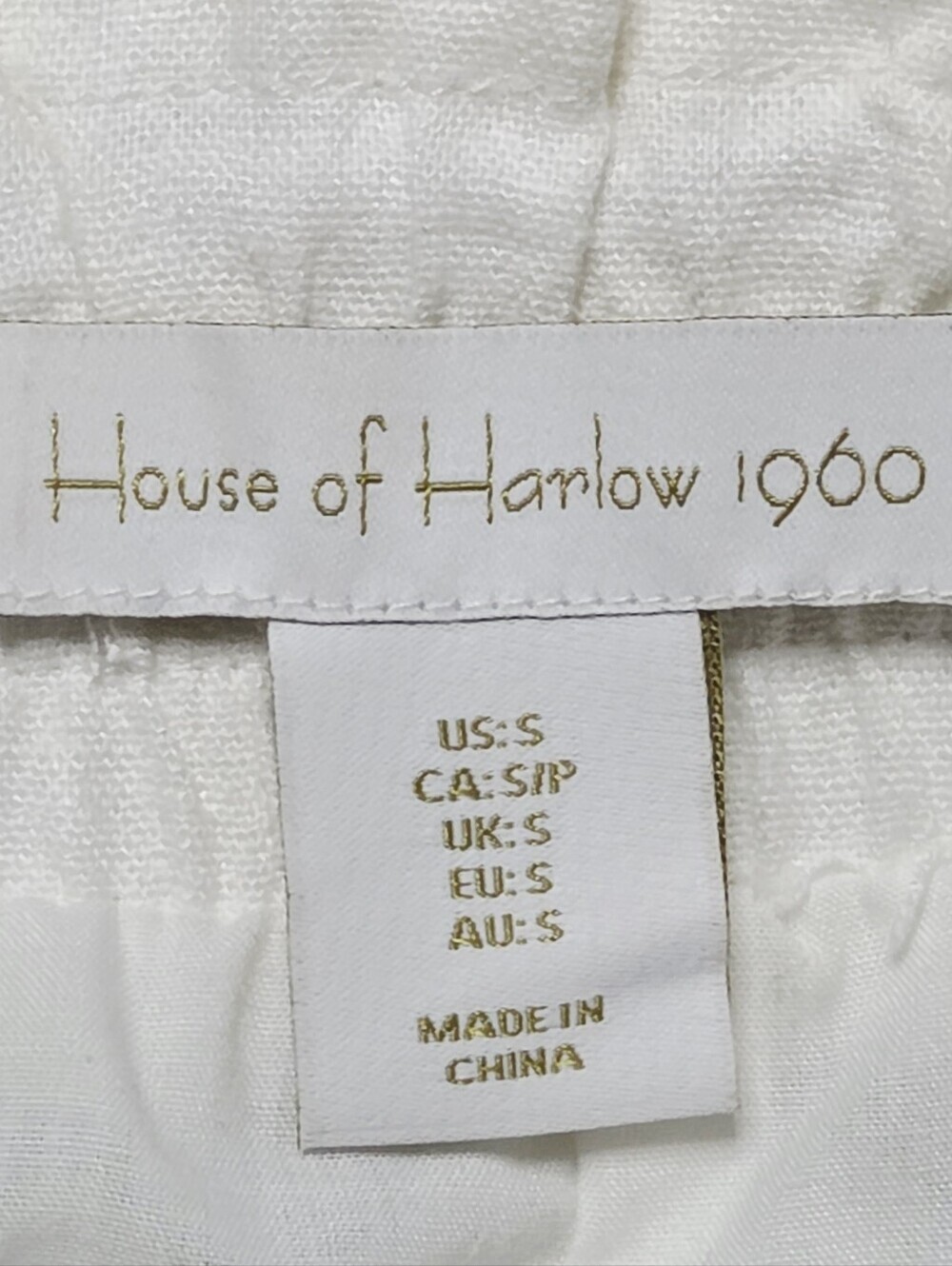 House of Harlow 1960 Linen Embroidered Boho Shorts Small - Picture 4 of 6